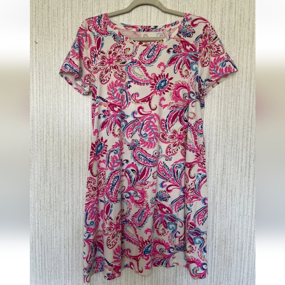 Lilly Pulitzer Size Medium Cody Dress Coconut Flitting About